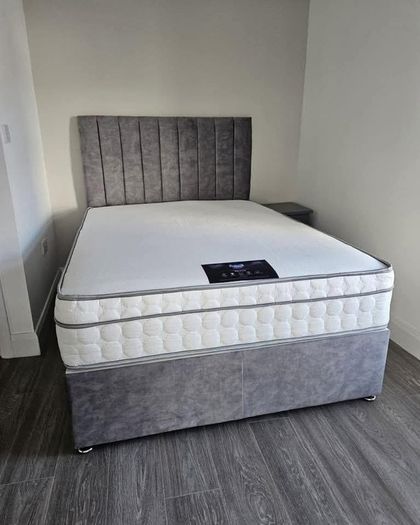 Divan Double & King Size Bed Frame With Mattress