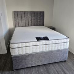Divan Double & King Size Bed Frame With Mattress