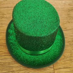 Irish St. Patrick's Day Sparkly Green Top Hat