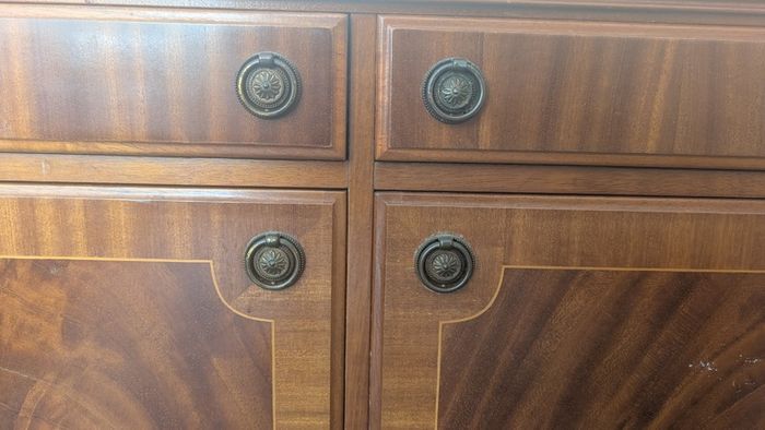 Vintage mid century writing desk/side cabinet