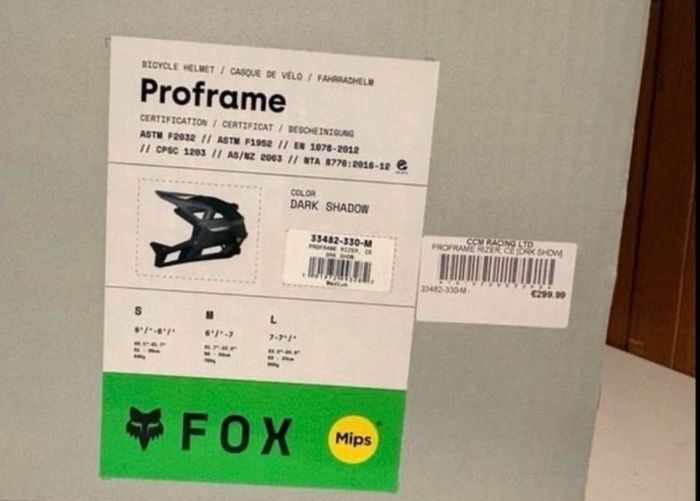 FOX full face Rizer helmet