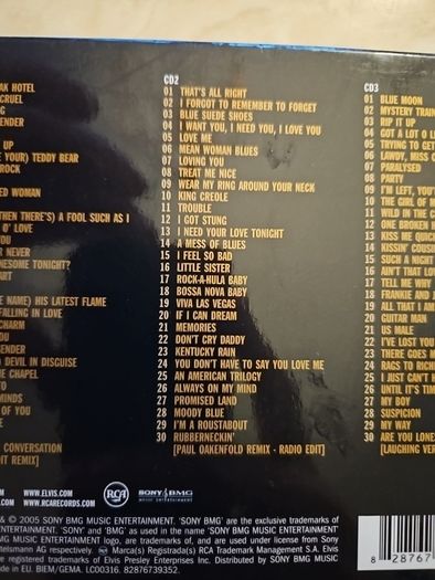Elvis 3CD Boxset  - History