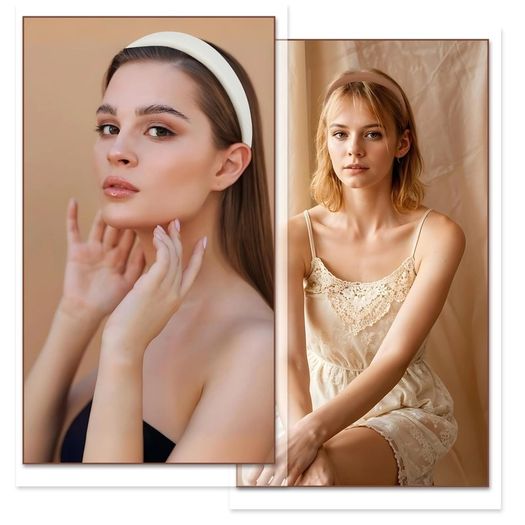 Brand New Pack of 4 wide hairbands for women
