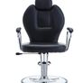 Executive And Adjustable  faux leather  upholstery barber Chair Hairdressing Equipment Operating Chair Black Image 2