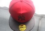 New York Yankees Snapback Baseball Cap with Metal Badge.