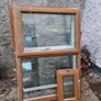 Pair of PVC windows.  Perfect for shed/garage project. Image 2