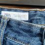 Zara Mid-Waist Straight-Leg Jeans in a gorgeous washed blue denim.  Size 42 UK 14 Image 6