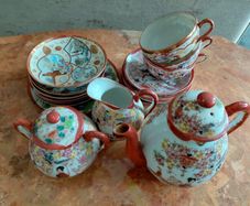 Japanese china set