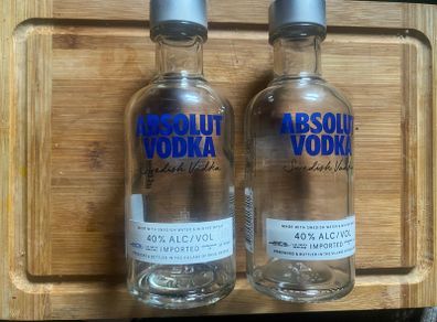 Absolut vodka empty bottles 200ml