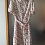 Flower print dress with waist strap size S Image 6