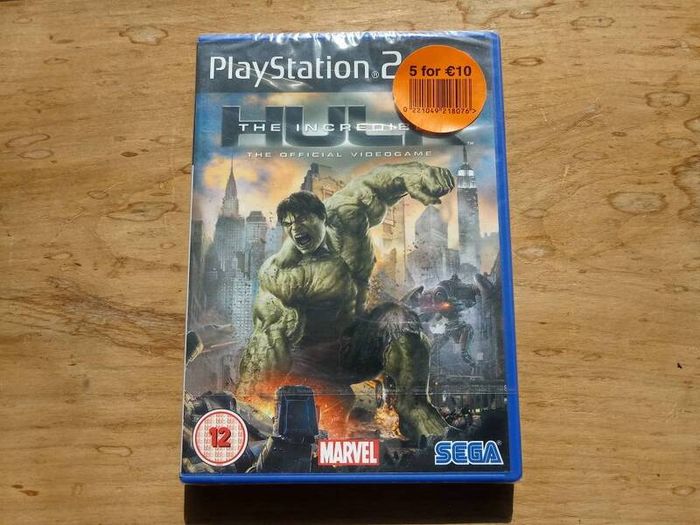 Sealed PS2 The Incredible Hulk