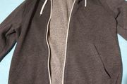 topman small black grey hoodie