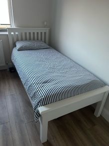 Single Bed Frame and Mattress