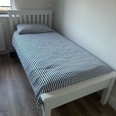 Single Bed Frame and Mattress
