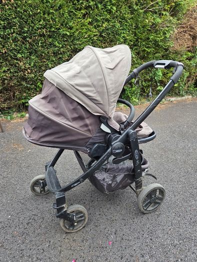 FREE: Well-Used Graco Complete Travel System with Car Base & Buggy Board