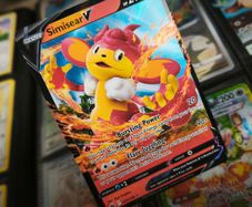 Simisear V ! Ultra Rare ! from Crown Zenith Set ! 2023 ! Pokemon Card !