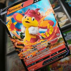 Simisear V ! Ultra Rare ! from Crown Zenith Set ! 2023 ! Pokemon Card !