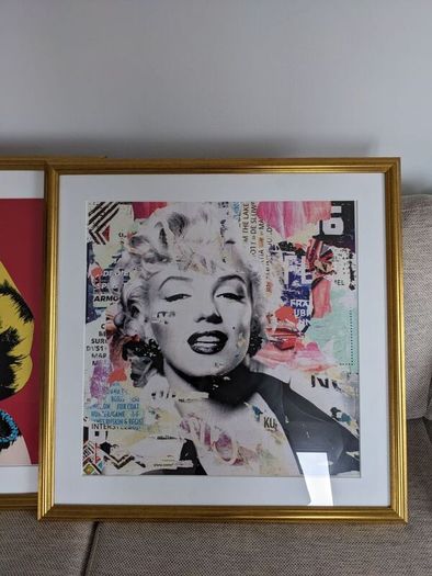3 High Quality Marilyn Monroe Framed Prints