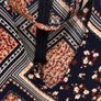 Blouse Navy n Coral Floral BNWT Image 2
