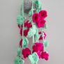 Handmade Crochet Hanging Flower Pot Image 3