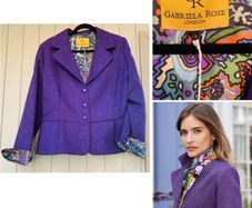 Gabriela rose london designer 100pc wool jacket chic luxurious kate Middleton