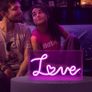 NEW SALE | Neon Light Love Sign/Neon Acrylic Box Lights Sign/Energy Efficient Neon Pink LED Lights/USB Powered / 3 Unique Designs (Pink Love) Valentines Day Gift Image 4