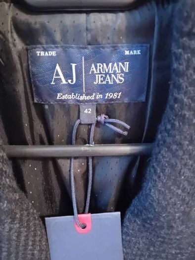 Designer Armani - Wool Coat - Black - UK 10 - BNWT RRP 399