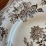Antique Victorian Asiatic Pheasants Staffordshire Large Platter Image 4
