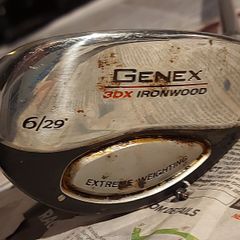 GENEX 3DX Ironwood, 6-29 from Nickent Golf, 65 grams weight, Torque 4.5, 65+ speed rated, in very good condition