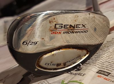 GENEX 3DX Ironwood, 6-29 from Nickent Golf, 65 grams weight, Torque 4.5, 65+ speed rated, in very good condition