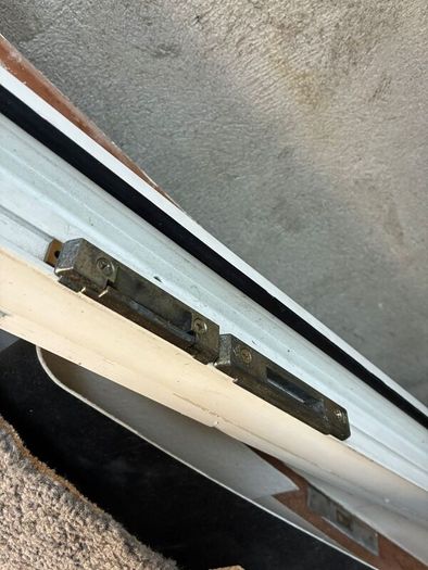 White PVC door & frame
