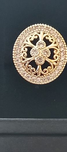 Diamond Gold dress ring