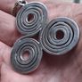 Irish Newgrange Sterling Silver Pendant Set And Bracelet (36 grams) Image 6