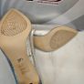 Emis new collection court silver snake skin medium heel leather shoes UK4.5 EU 37.5 new & boxed Image 5