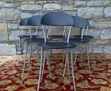 Set of 6 vintage Tonietta chairs