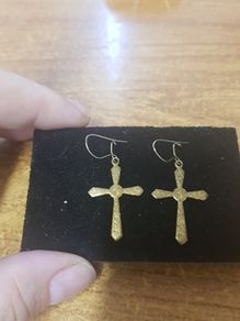 Vintage Cross Earrings