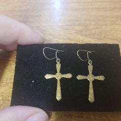 Vintage Cross Earrings