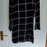 Zara Mini Black & White Dress - Size 8 Image 2