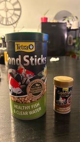 gold fish food x 2