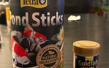 gold fish food x 2