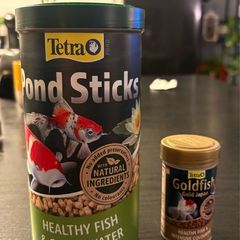 gold fish food x 2
