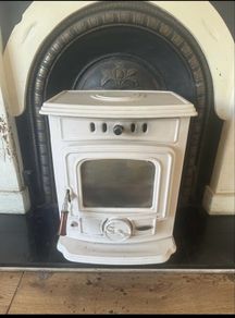 Henley Cream Enamel Stove