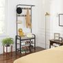 New Vintage Coat Rack + Stand (Greige) - FREE P&P Image 3