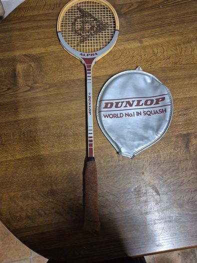 Vintage Dunlop Squash Racquet