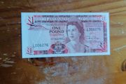 A/UNC 1983 Gibraltar One Pound Banknote