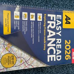 AA Easy Read Road Atlas of France 2026