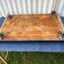 vintage wooden hand cart Image 7
