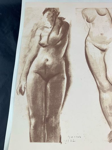 Vintage Marino Marini Lithograph