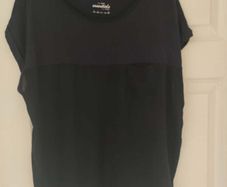 Navy top Essentials by Tchibo size UK14 EU42 Postage included