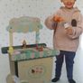 Wooden Ice Cream Cart Image 3